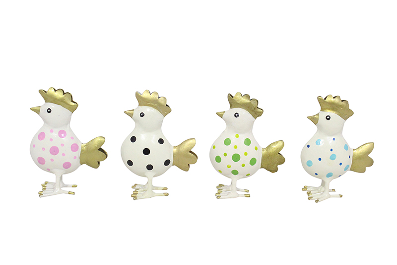 Vogel Kikki, 4er Set, XS 7x3,5x10 cm