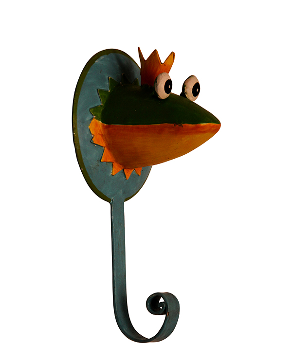 WANDHAKEN FROSCHKÖNIG 8,5x7x19cm